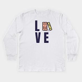 Book Love Kids Long Sleeve T-Shirt